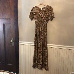 West Loop snake print Dress